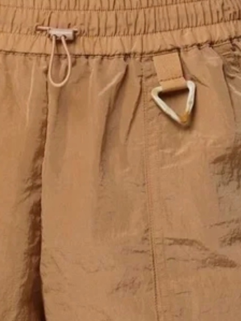 Fabletics Tan Heights Shimmer Cargo Shorts Womens size Large - Picture 5 of 6